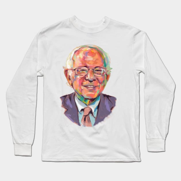 Bernie Sanders Long Sleeve T-Shirt by pastanaut